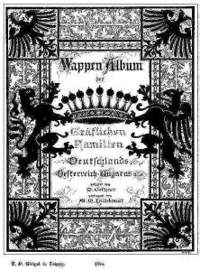 Wappenalbum der gräf. Fam. Deutschlands und Oesterr.