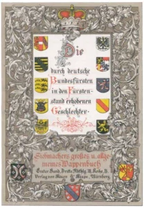 Die durch deutsche Bundesfürsten in den Fürstenstand erhobenen Geschlechter
