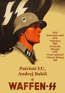 Patrioti EU, Andrej Babiš a Waffen SS